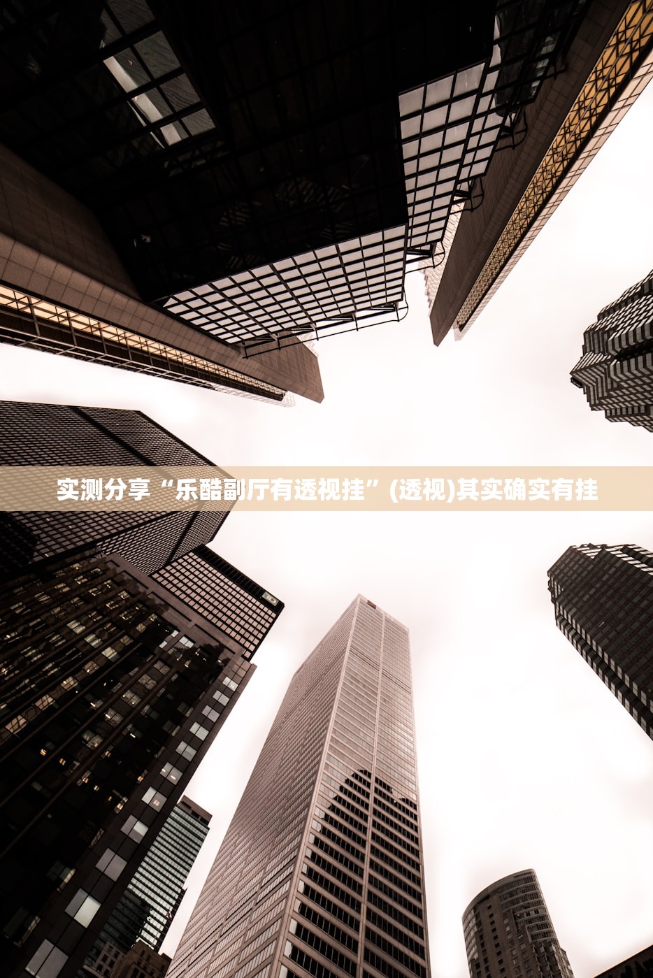 实测分享“乐酷副厅有透视挂	”(透视)其实确实有挂