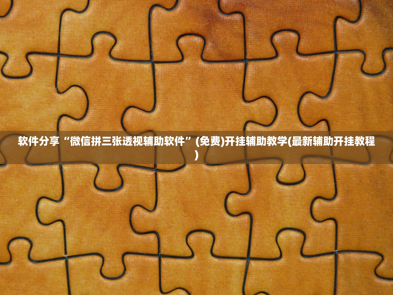 软件分享“微信拼三张透视辅助软件”(免费)开挂辅助教学(最新辅助开挂教程)