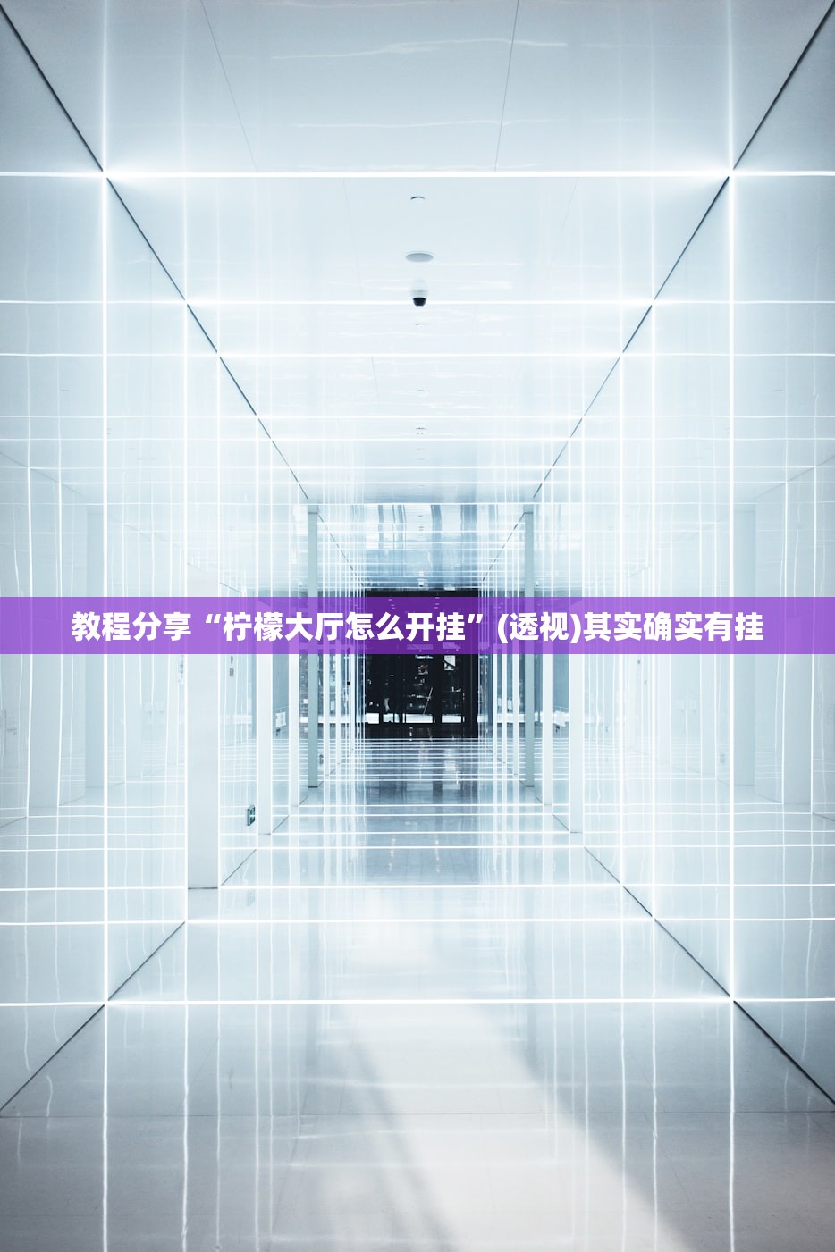 教程分享“柠檬大厅怎么开挂”(透视)其实确实有挂
