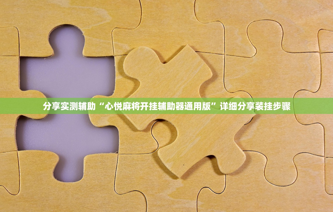 分享实测辅助“心悦麻将开挂辅助器通用版”详细分享装挂步骤