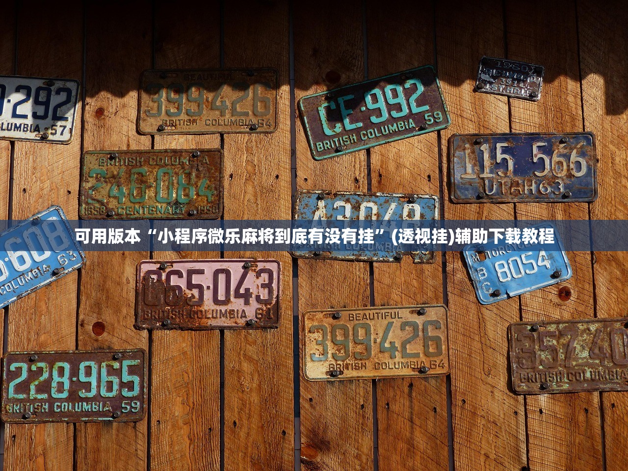 可用版本“小程序微乐麻将到底有没有挂”(透视挂)辅助下载教程